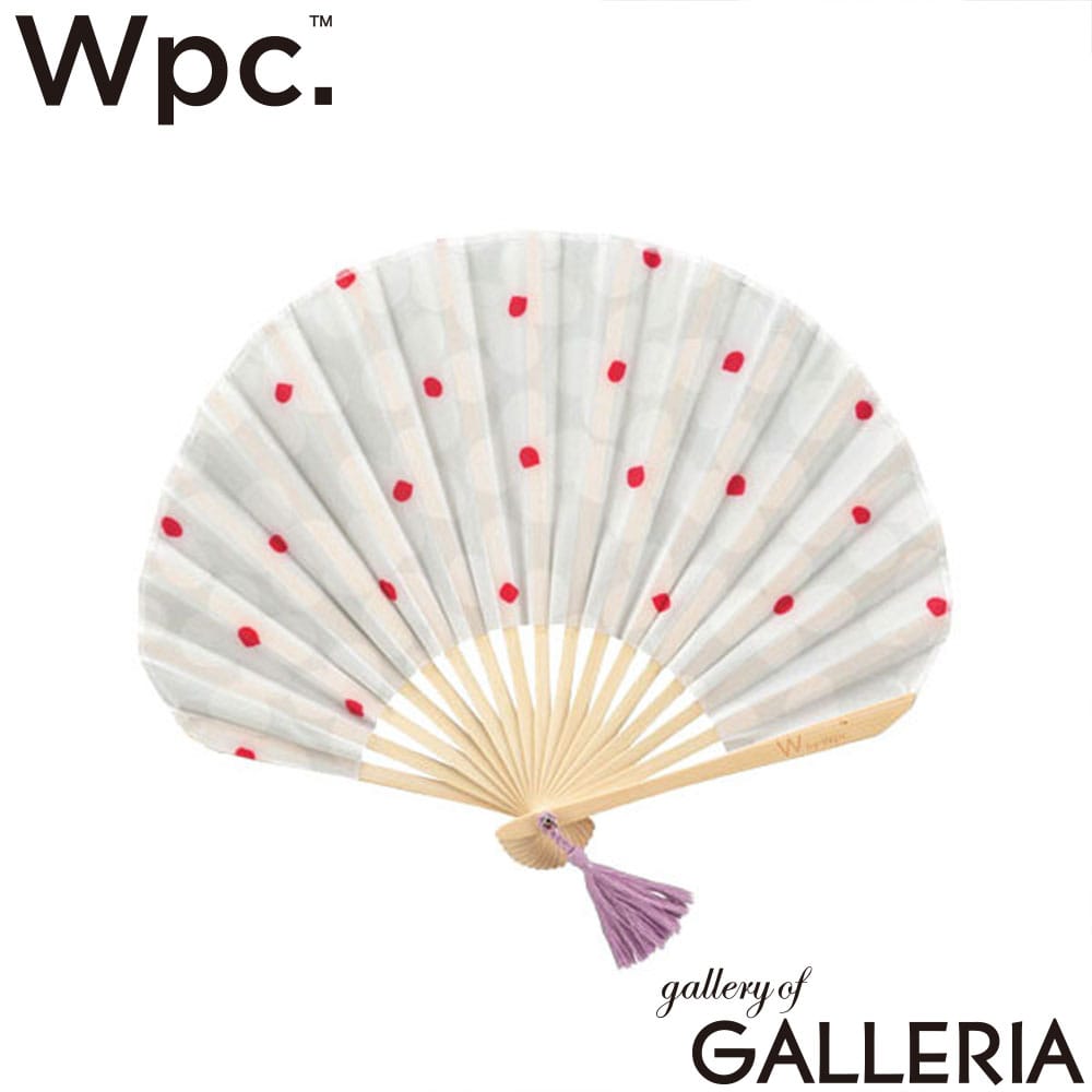 ダブリュピーシー Wpc. 扇子 涼しい 祭り 和モダン シェル型 熱中症対策 暑さ対策 夏 Patterns 贈り物 ボックス入り扇子 W084
