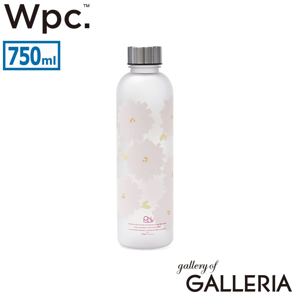 ダブリュピーシー Wpc. ボトル 軽量 プラスチック マイボトル ブランド 花柄 軽い 750ml patterns ウォーターボトル W169