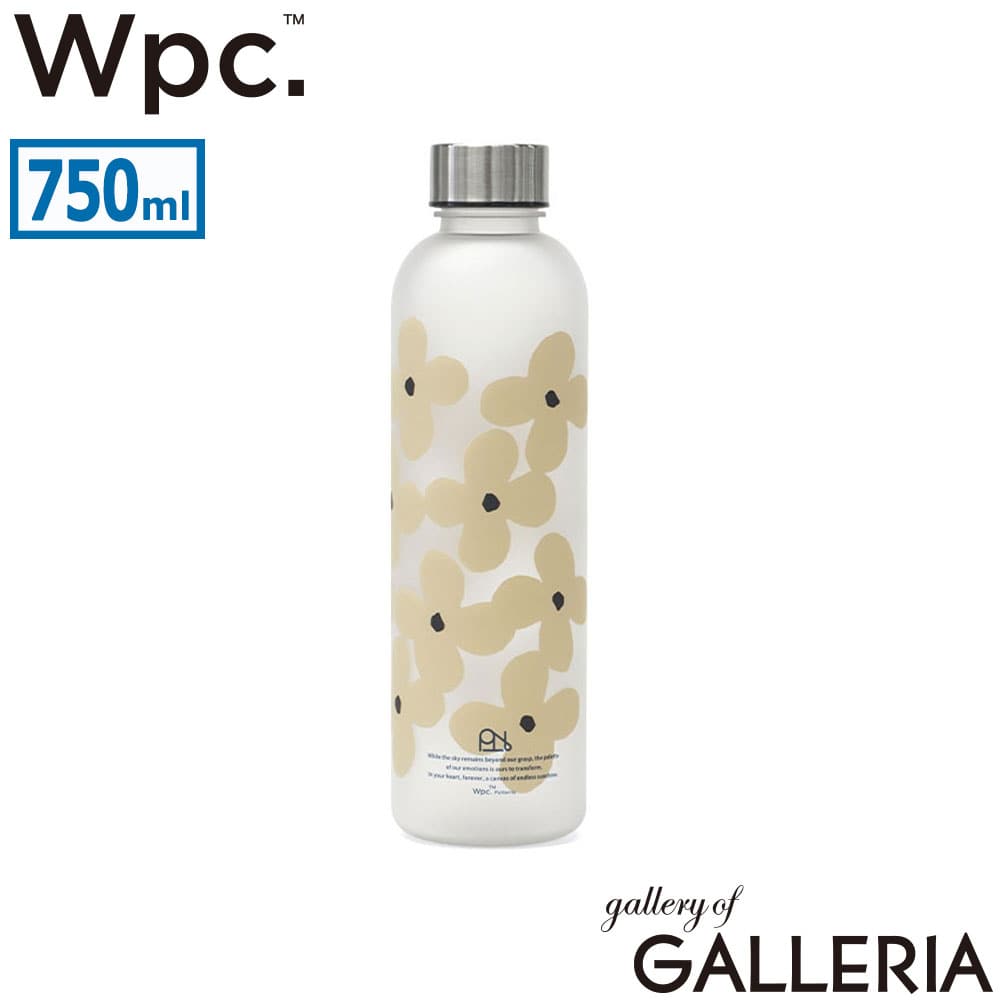 ダブリュピーシー Wpc. ボトル 軽量 プラスチック マイボトル ブランド 花柄 軽い 750ml patterns ウォーターボトル W169