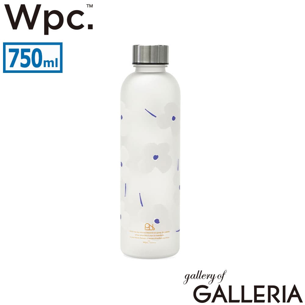 ダブリュピーシー Wpc. ボトル 軽量 プラスチック マイボトル ブランド 花柄 軽い 750ml patterns ウォーターボトル W169