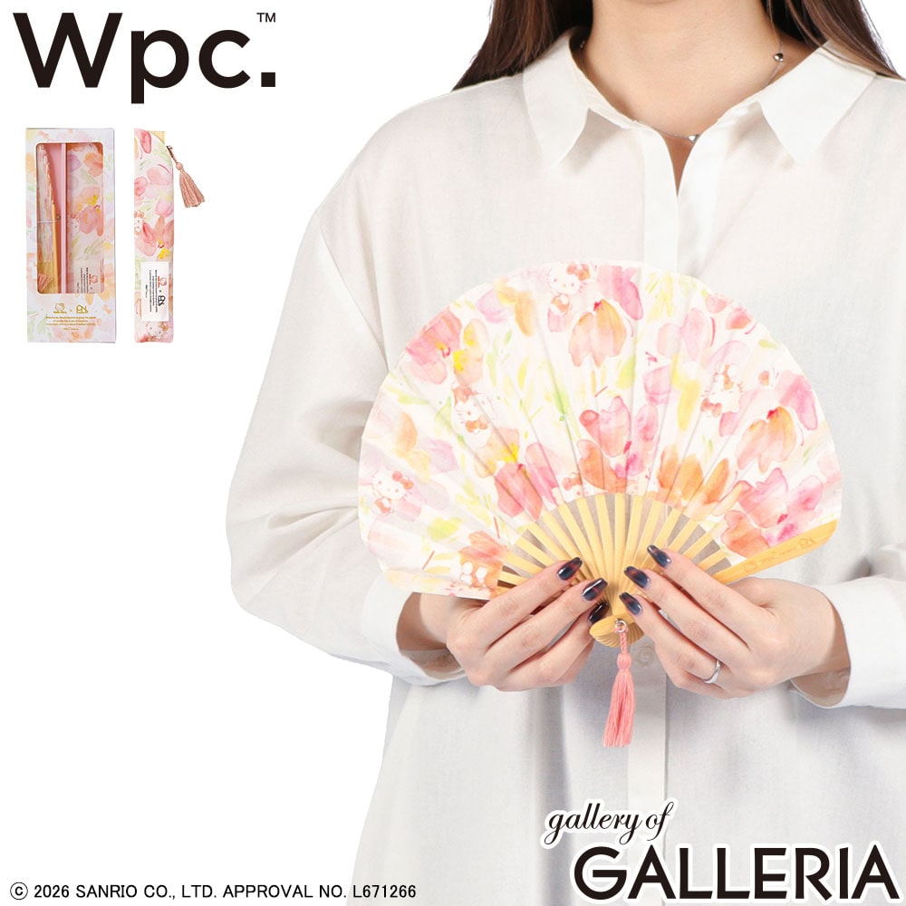 ダブリュピーシー Wpc. 扇子 キャラクター おしゃれ プレゼント サンリオキャラクターズ×Wpc. Patterns ギフトボックス入り扇子 w084-sa02 w084-sa