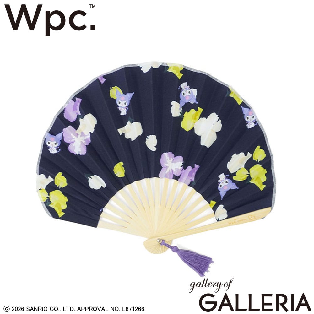 ダブリュピーシー Wpc. 扇子 キャラクター おしゃれ プレゼント サンリオキャラクターズ×Wpc. Patterns ギフトボックス入り扇子 w084-sa02 w084-sa