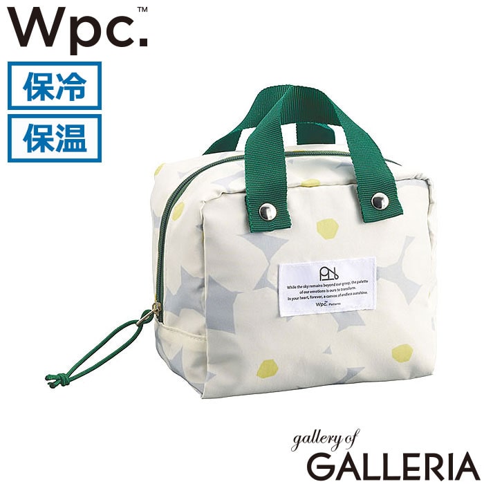 ダブリュピーシー Wpc. ランチバッグ バッグ 手持ち 軽食 コンパクト ミニ ランチポーチ Wpc.Patterns 簡易保冷・保温ポーチ W200