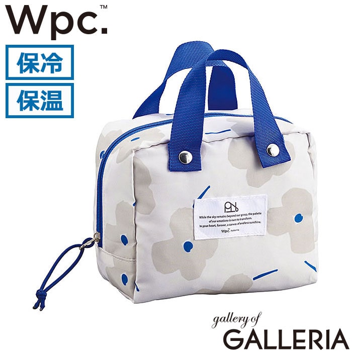 ダブリュピーシー Wpc. ランチバッグ バッグ 手持ち 軽食 コンパクト ミニ ランチポーチ Wpc.Patterns 簡易保冷・保温ポーチ W200