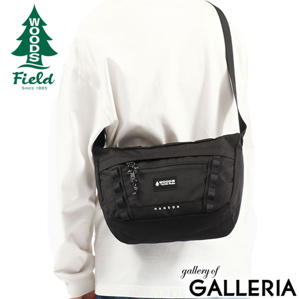 WOODS Field ショルダーバッグ メンズ レディース 斜めがけバッグ 小さめ ウッズフィールド 軽量 軽い ブランド 40代 50代 横型 大人 旅行 カジュアル おしゃれ 撥水 A5 DEEPSHOT ゴンドラショルダー 17012