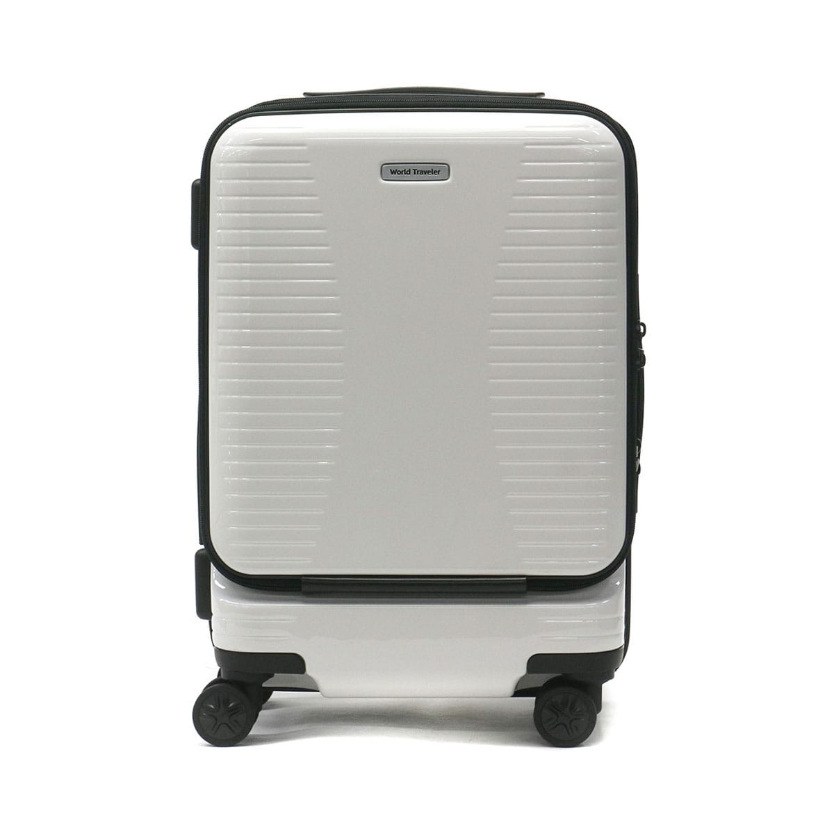 ワールドトラベラー スーツケース World Traveler キャリーケース PLYMOUTH プリマス Sサイズ 小型 ファスナー TSAロック 27L 35L 1泊 2泊 フロントオープン エキスパンダブル ハード 出張 旅行 ACE エース 06701