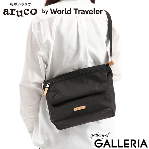 ワールドトラベラー ショルダーバッグ レディース ブランド 軽量 World Traveler エース 斜めがけ 大人 ナイロン A5 ミニショルダーバッグ かわいい 小さめ 斜めがけバッグ 軽い 斜め掛け 使いやすい aruco by WT マイラ 17463