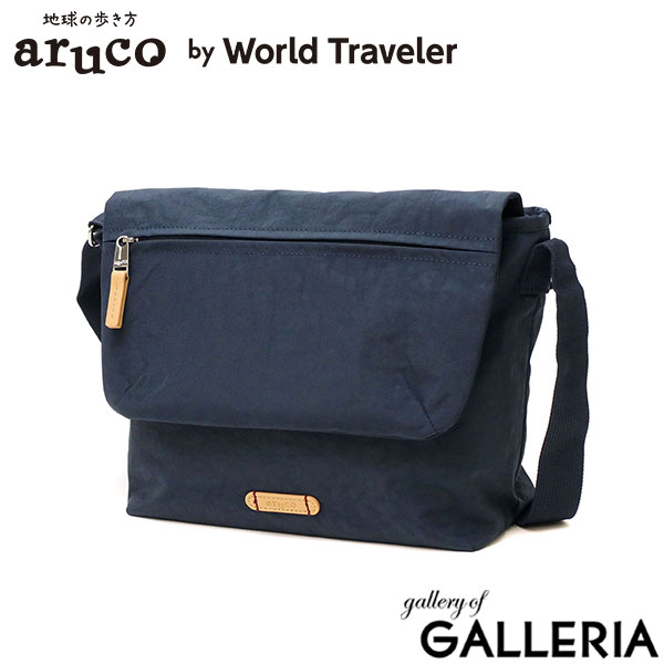 ワールドトラベラー ショルダーバッグ レディース ブランド 軽量 World Traveler エース 斜めがけ 大人 ナイロン A5 ミニショルダーバッグ かわいい 小さめ 斜めがけバッグ 軽い 斜め掛け 使いやすい aruco by WT マイラ 17463
