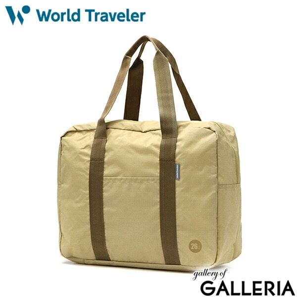 ワールドトラベラー ボストンバッグ 旅行 メンズ レディース 1泊 World Traveler ACE エース 軽量 折りたたみ 大人 小さめ 26L B4 A4 ボストン バッグ 旅行バッグ キャリーオンバッグ ポーチ付き タイヴァス 63712