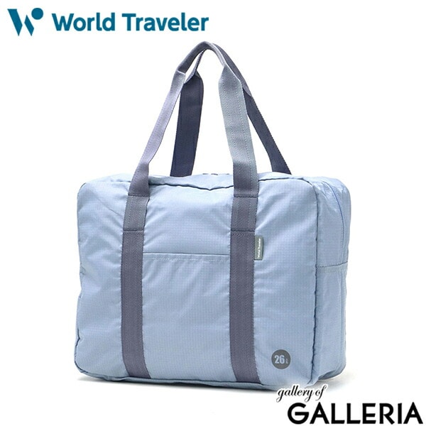 ワールドトラベラー ボストンバッグ 旅行 メンズ レディース 1泊 World Traveler ACE エース 軽量 折りたたみ 大人 小さめ 26L B4 A4 ボストン バッグ 旅行バッグ キャリーオンバッグ ポーチ付き タイヴァス 63712