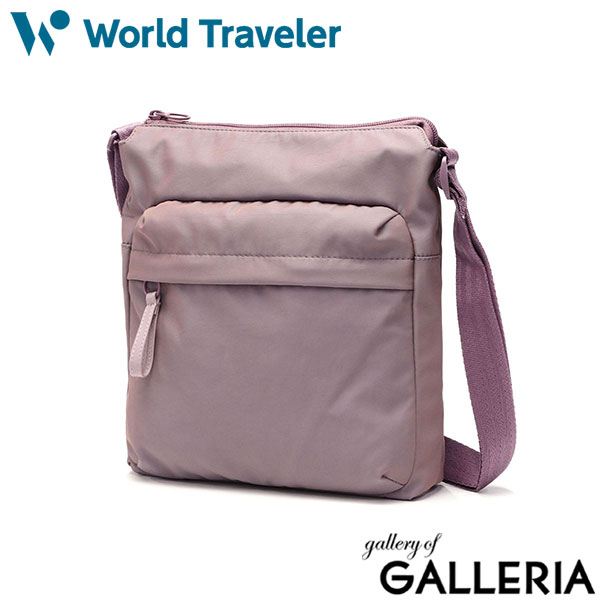 ワールドトラベラー ショルダーバッグ レディース メンズ 斜めがけバッグ ブランド World Traveler エース 小さめ かっこいい 斜めがけ 大人 軽量 A5 カジュアル シンプル 旅行 ミラ 17531