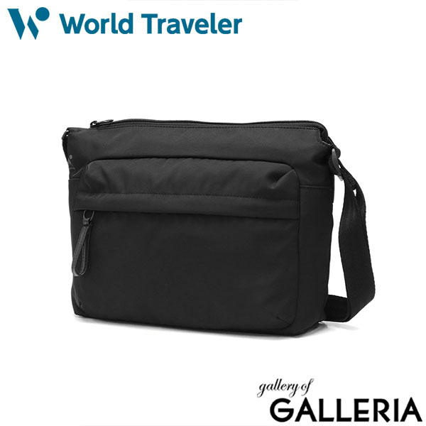 ワールドトラベラー ショルダーバッグ レディース メンズ 斜めがけバッグ ブランド World Traveler エース 小さめ かっこいい 斜めがけ 大人 軽量 B5 カジュアル シンプル 旅行 ミラ 17532