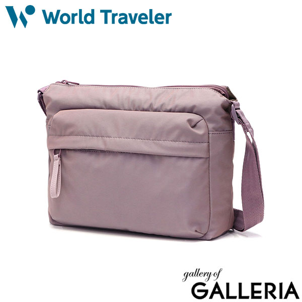 ワールドトラベラー ショルダーバッグ レディース メンズ 斜めがけバッグ ブランド World Traveler エース 小さめ かっこいい 斜めがけ 大人 軽量 B5 カジュアル シンプル 旅行 ミラ 17532