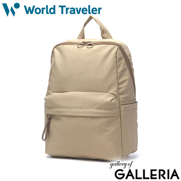 ワールドトラベラー リュック メンズ レディース World Traveler エース 小さめ 通勤 カジュアル 軽量 大人 30代 40代 50代 旅行 おしゃれ 黒 B5 メッシュ 背中 デイパック ミニリュック ミニ コンパクト ブランド ミラ 17533
