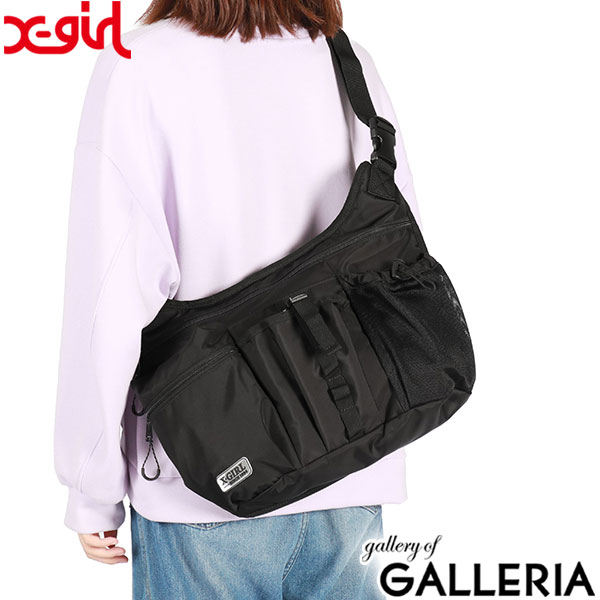 X-girl ショルダーバッグ レディース エックスガール バッグ 斜めがけ 斜めがけバッグ アウトドア 通勤 通学 旅行 軽量 軽い A4 PC ブランド かわいい カジュアル 女子 DAISY CHAIN SHOULDER BAG 105241053010