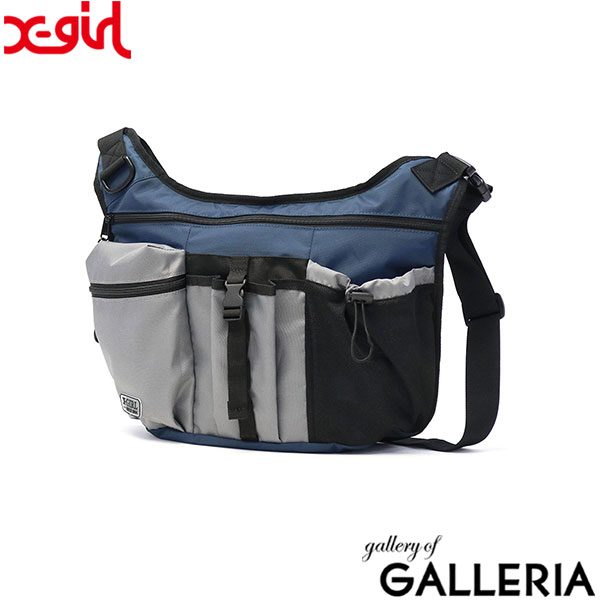 X-girl ショルダーバッグ レディース エックスガール バッグ 斜めがけ 斜めがけバッグ アウトドア 通勤 通学 旅行 軽量 軽い A4 PC ブランド かわいい カジュアル 女子 DAISY CHAIN SHOULDER BAG 105241053010