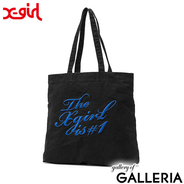 X-girl エックスガール トートバッグ キャンバスバッグ X-GIRL IS NUMBER ONE TOTE BAG 105254053002