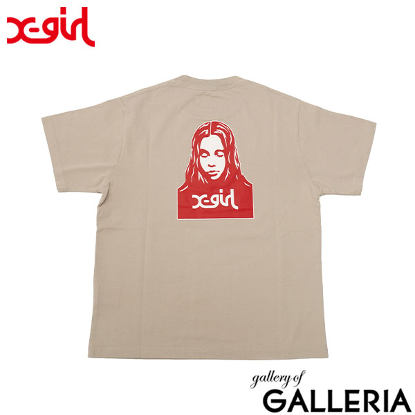 X-girl エックスガール Tシャツ 半袖Tシャツ ロゴT Sサイズ Mサイズ Lサイズ トップス カットソー FACEロゴ FACE S/S TEE 105261011007