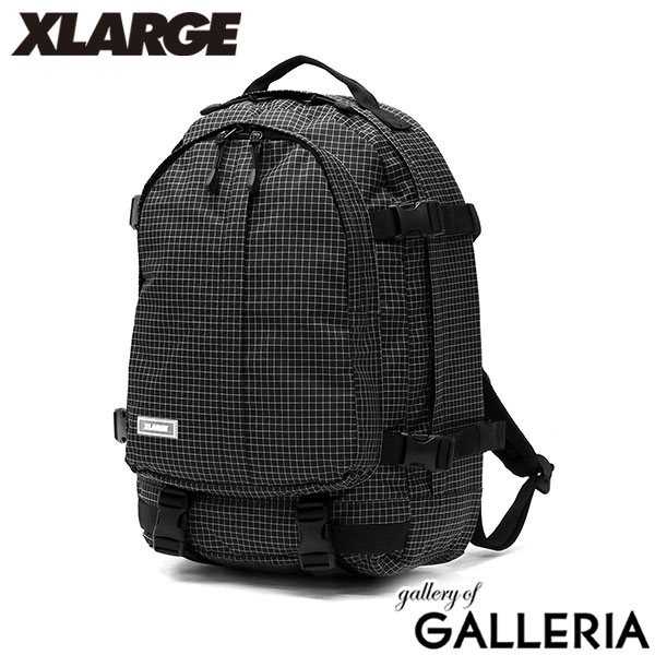 エクストララージ リュック メンズ レディース 通学 XLARGE バッグ ブランド カジュアル 小さめ A4 おしゃれ 軽量 21.8L ノートPC PC リップストップ STANDARD LOGO PATCHED RIPSTOP DAYPACK 101251053007