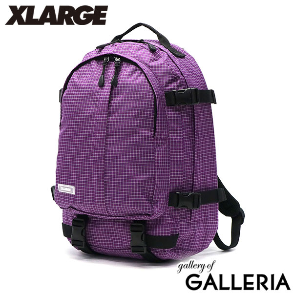 エクストララージ リュック メンズ レディース 通学 XLARGE バッグ ブランド カジュアル 小さめ A4 おしゃれ 軽量 21.8L ノートPC PC リップストップ STANDARD LOGO PATCHED RIPSTOP DAYPACK 101251053007