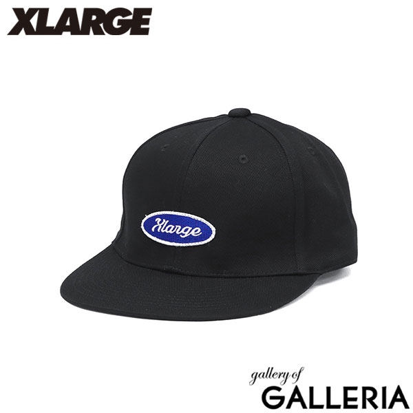 エクストララージ キャップ メンズ 深め 大きいサイズ XLARGE 帽子 ブランド 大きめ 6パネル ロゴ 刺繍 カジュアル ストリート おしゃれ かっこいい サイズ調整 コットン 綿 OVAL LOGO 6PANEL CAP 101252051003