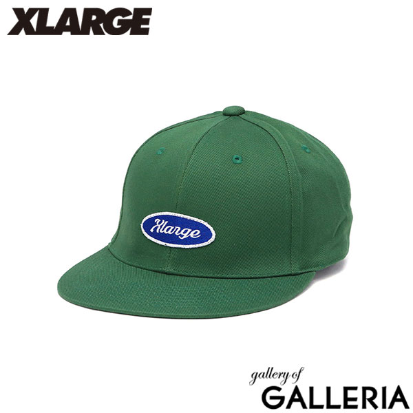 エクストララージ キャップ メンズ 深め 大きいサイズ XLARGE 帽子 ブランド 大きめ 6パネル ロゴ 刺繍 カジュアル ストリート おしゃれ かっこいい サイズ調整 コットン 綿 OVAL LOGO 6PANEL CAP 101252051003