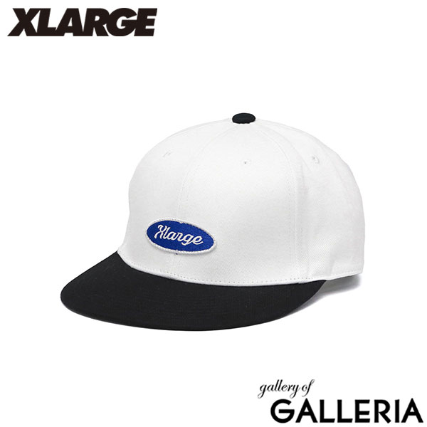 エクストララージ キャップ メンズ 深め 大きいサイズ XLARGE 帽子 ブランド 大きめ 6パネル ロゴ 刺繍 カジュアル ストリート おしゃれ かっこいい サイズ調整 コットン 綿 OVAL LOGO 6PANEL CAP 101252051003