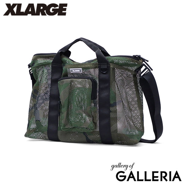 エクストララージ ショルダーバッグ メンズ レディース XLARGE 斜めがけ ブランド A4 大人 軽量 軽い ショルダー バッグ メッシュ 2WAY 2WAYショルダー MESH SHOULDER BAG 101252053002