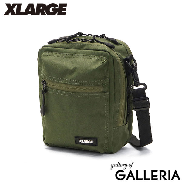 エクストララージ ショルダーバッグ メンズ レディース ブランド 軽量 XLARGE 小さめ 斜めがけ かっこいい 大人 ショルダー 縦型 スクエア シンプル おしゃれ カジュアル ロゴ  SQUARE SHOULDER BAG 101253053001