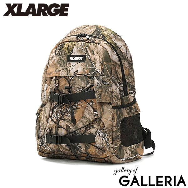 エクストララージ リュック メンズ レディース ブランド 大容量 XLARGE おしゃれ 通学 男子 女子 高校生 大学生 黒 通学リュック PC 大きめ カモ柄 29.7L A4 STANDARD LOGO TRUCK HOOK BACKPACK 101253053005