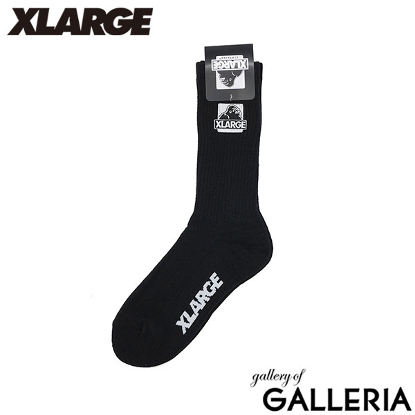 XLARGE エクストララージ 靴下 ワンポイント ストリート クルーソックス クルー 無地 OG EMB SOCKS 101254054003