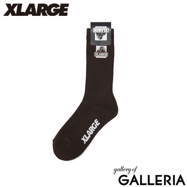 XLARGE エクストララージ 靴下 ワンポイント ストリート クルーソックス クルー 無地 OG EMB SOCKS 101254054003