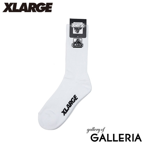 XLARGE エクストララージ 靴下 ワンポイント ストリート クルーソックス クルー 無地 OG EMB SOCKS 101254054003