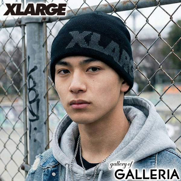 XLARGE エクストララージ ニット帽 かっこいい 秋 冬 BLACKサイズ GREYサイズ アクリル ロゴ おしゃれ STANDARD LOGO BEANIE 101261051001