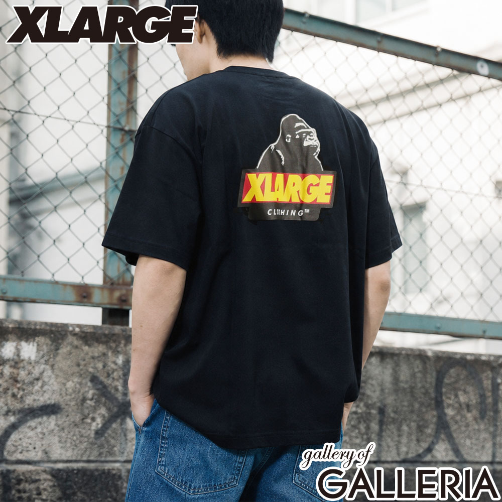 XLARGE エクストララージ Tシャツ クルーネック 半袖Tシャツ Mサイズ Lサイズ XLサイズ ストリート 綿100 SLANTED OG S/S TEE 101262011039