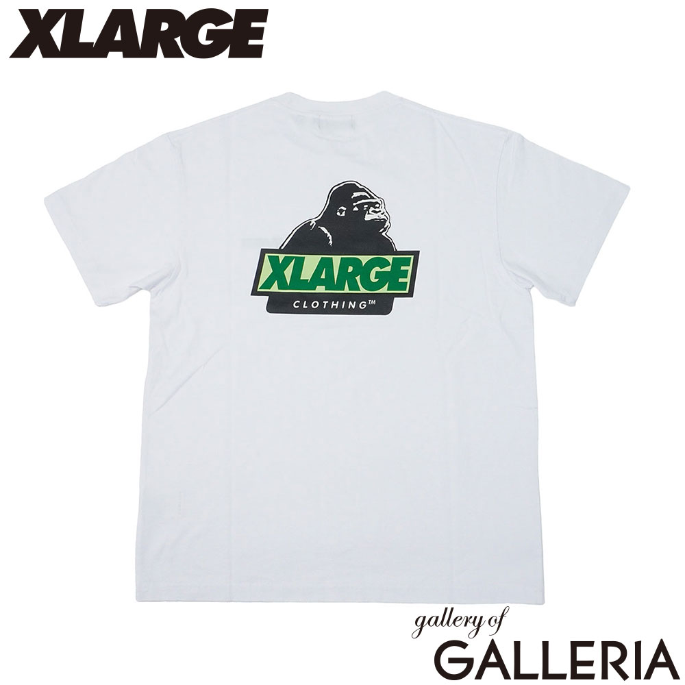 XLARGE エクストララージ Tシャツ クルーネック 半袖Tシャツ Mサイズ Lサイズ XLサイズ ストリート 綿100 SLANTED OG S/S TEE 101262011039