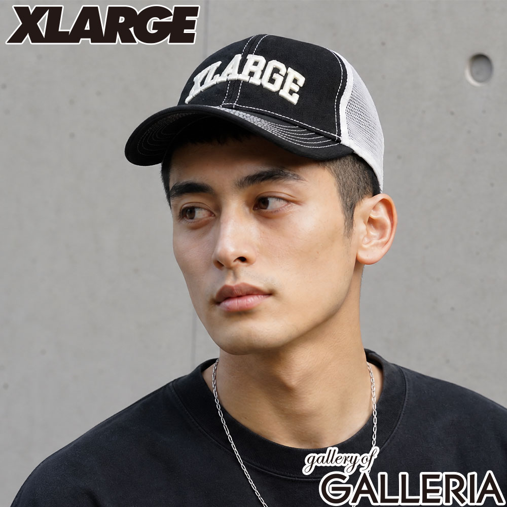 XLARGE エクストララージ キャップ ベースボールキャップ サイズ調整 メッシュキャップ ARCH LOGO MESH CAP 101262051007