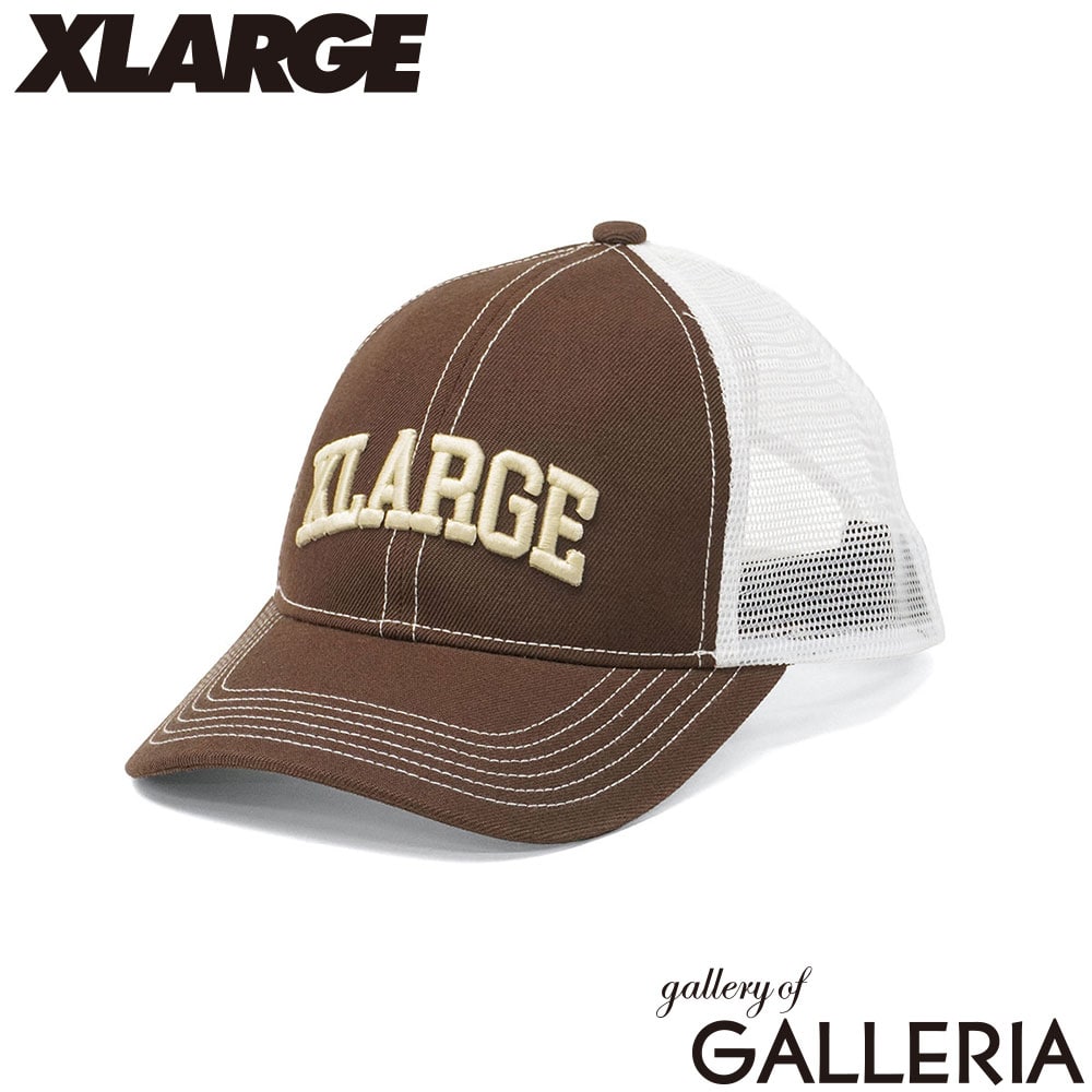 XLARGE エクストララージ キャップ ベースボールキャップ サイズ調整 メッシュキャップ ARCH LOGO MESH CAP 101262051007