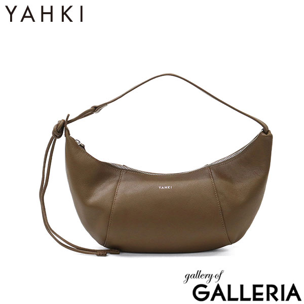 ヤーキ ショルダーバッグ レディース 軽量 YAHKI バッグ 小さめ 小さい コンパクト 斜めがけ ショルダー 肩掛け 手持ち ブランド 大人 上品 革 本革 レザー おしゃれ 2WAY LEATHER SHOULDER BAG YH-741
