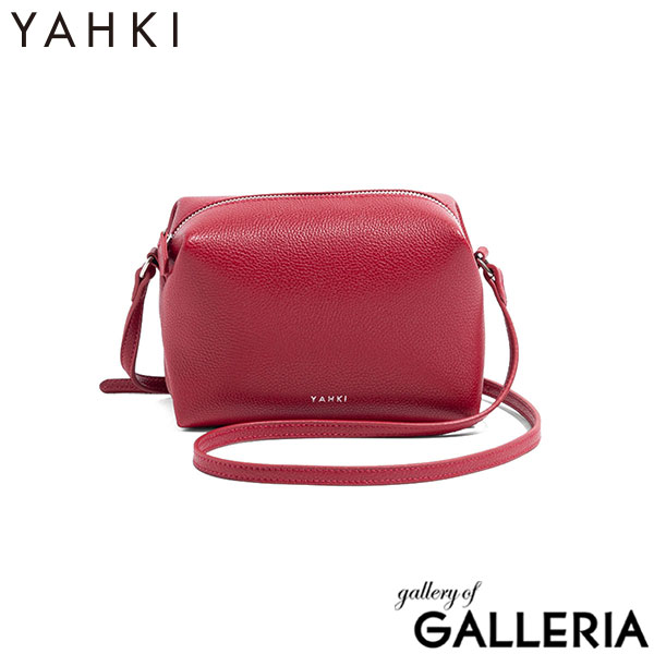 ヤーキ ショルダーバッグ レディース 軽量 YAHKI バッグ 小さめ コンパクト ミニ 斜めがけ 大人 上品 ブランド ショルダー クロスボディ レザー 革 おしゃれ シンプル SHRINK SOFT W FACE CROSSBODY BAG YH-751