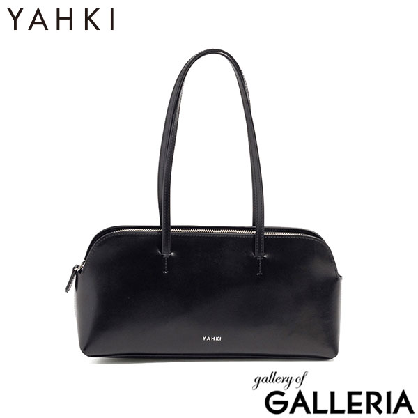ヤーキ ハンドバッグ レディース YAHKI バッグ 軽量 小さめ コンパクト 革 レザー 肩掛け 手持ち ブランド 大人 上品 おしゃれ かわいい シンプル ボストン型 横長 横型 SOFT W FACE SHOULDER BAG YH-752