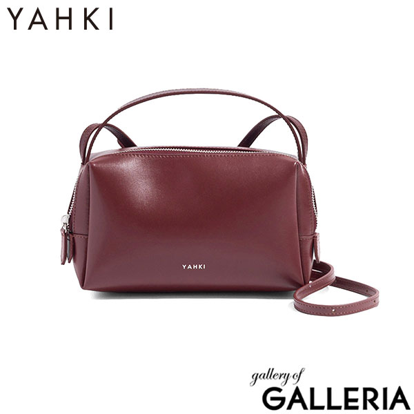 ヤーキ ショルダーバッグ レディース 斜めがけ YAHKI バッグ 軽量 小さめ コンパクト ミニ ブランド 大人 ショルダー 手持ち クロスボディ 革 レザー おしゃれ シンプル 2WAY SOFT W FACE CROSSBODY BAG YH-753