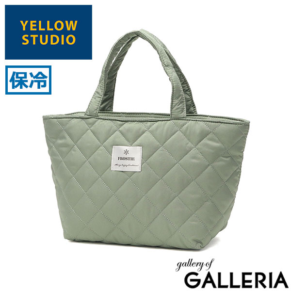 イエロースタジオ ランチバッグ 保冷 大きめ おしゃれ YELLOW STUDIO マチ 広い ランチトート クーラーバッグ ファスナー お弁当バッグ お弁当 シンプル キルト トート A5 FROSTIE キルティング保冷バッグ
