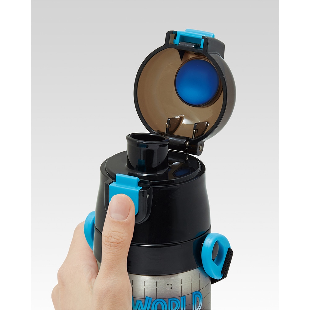 スケーター 超軽量ロック付ワンプッシュダイレクトステンレスボトル ジュラシック・ワールド 23 SDC4