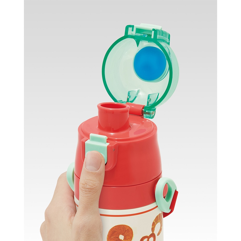 スケーター 超軽量ロック付ワンプッシュダイレクトステンレスボトル パンどろぼう SDC4