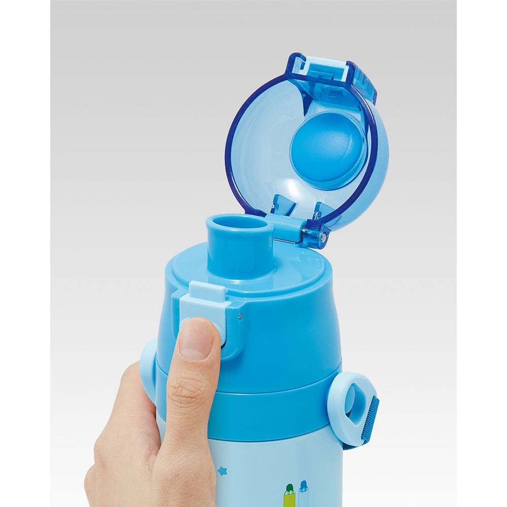 スケーター 超軽量ロック付ワンプッシュダイレクトステンレスボトル I'm Doraemon ギンガム SDC4