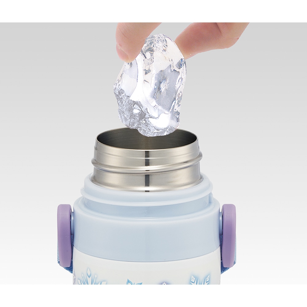 スケーター 超軽量ロック付ワンプッシュダイレクトステンレスボトル アナと雪の女王 25 SDC4