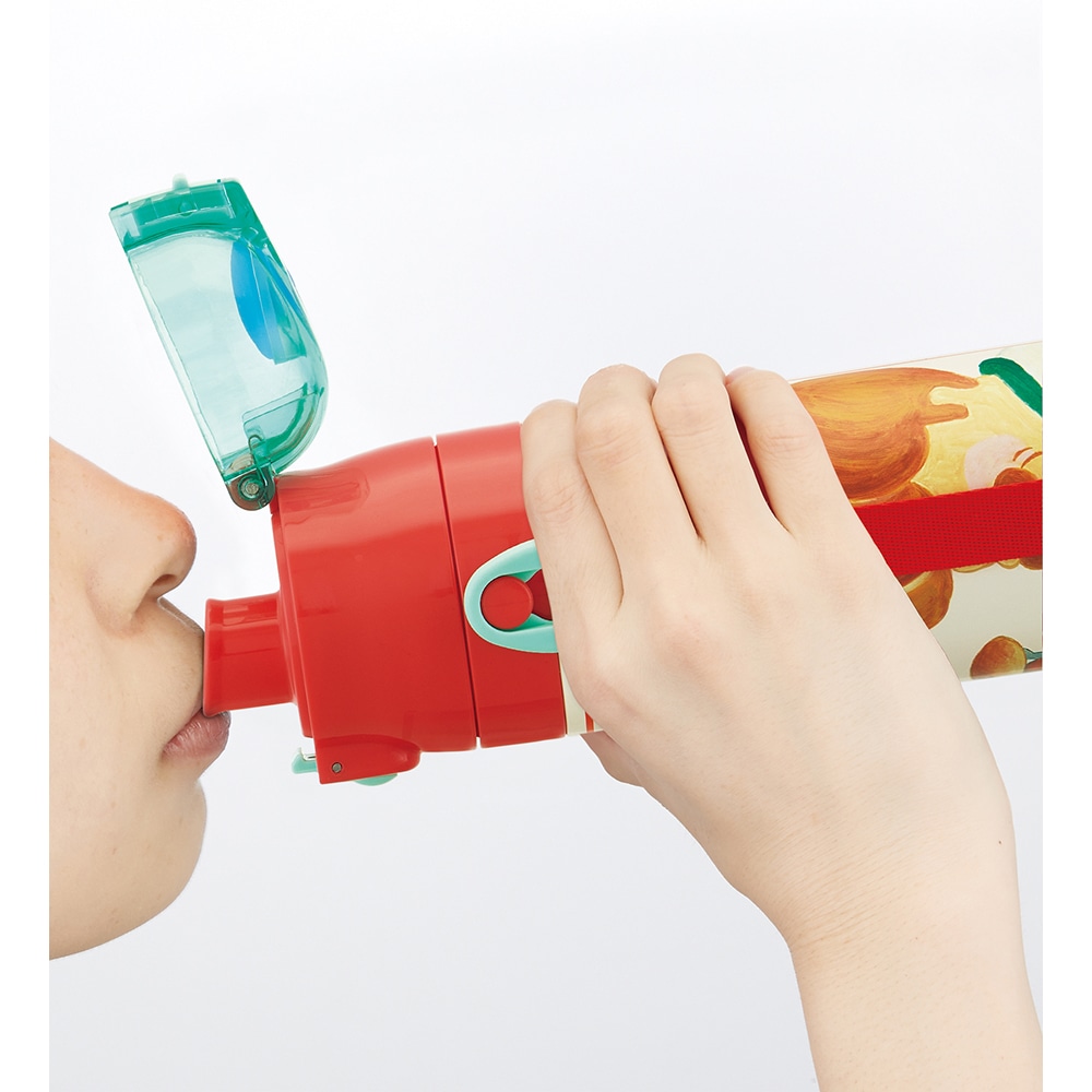 スケーター 超軽量ロック付ワンプッシュダイレクトステンレスボトル パンどろぼう SDC4