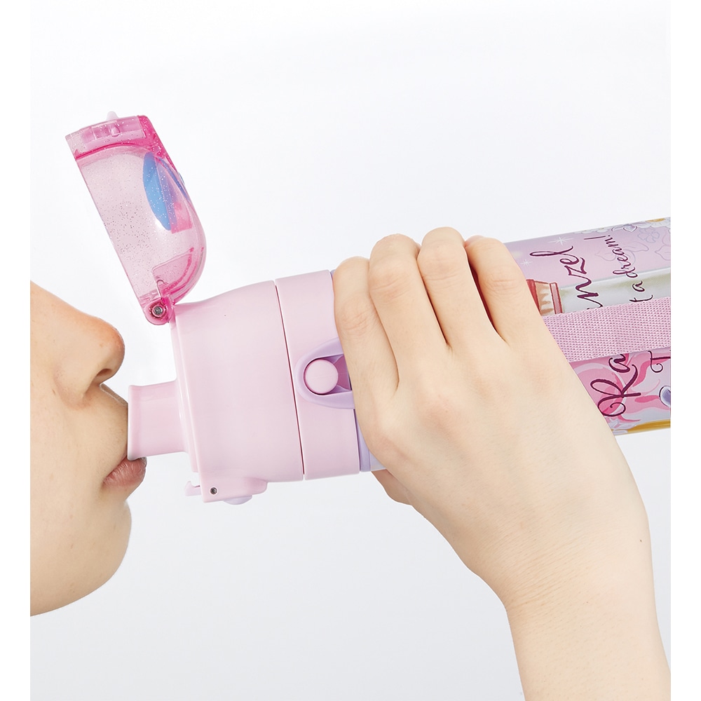 スケーター 超軽量ロック付ワンプッシュダイレクトステンレスボトル ラプンツェル 25 SDC4