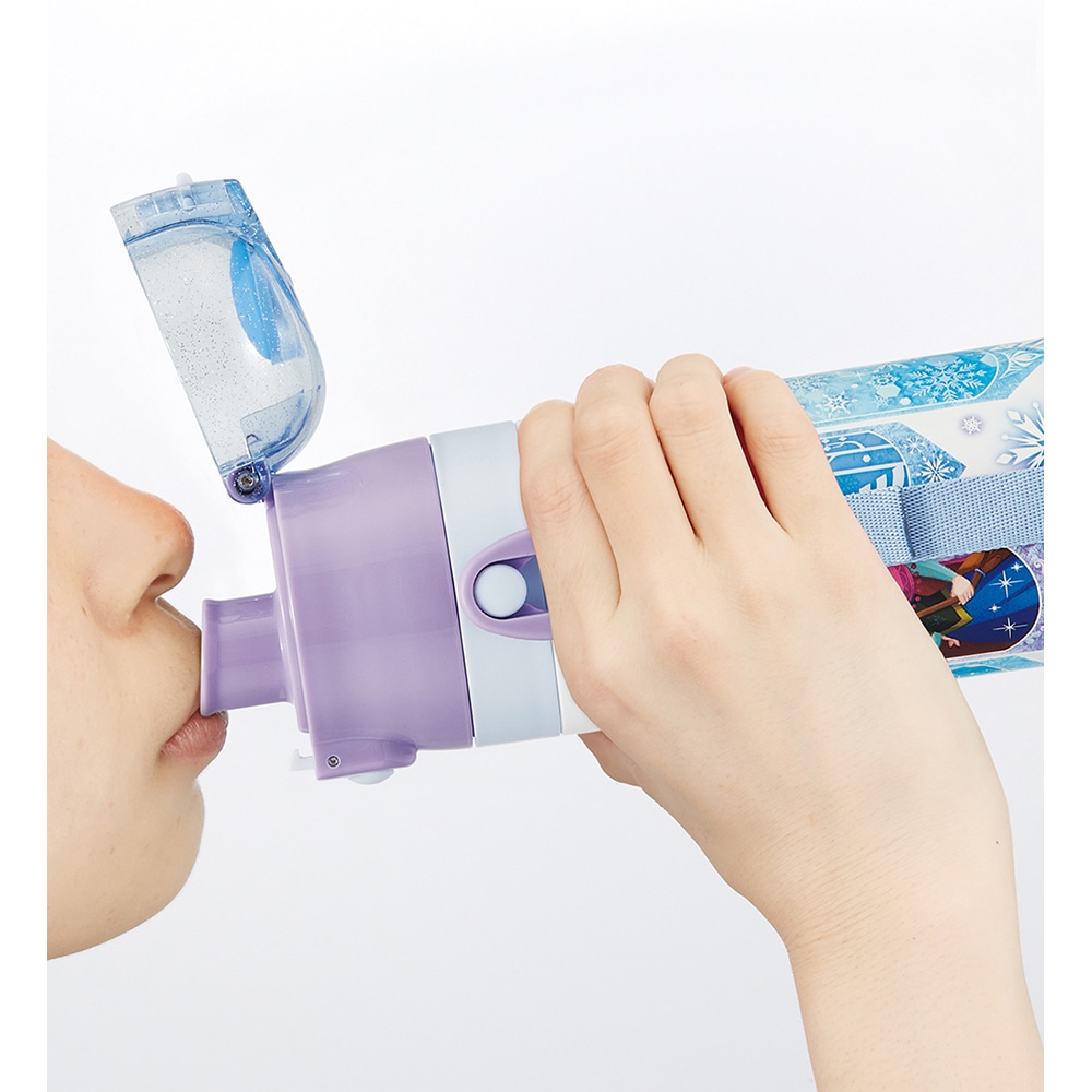 スケーター 超軽量ロック付ワンプッシュダイレクトステンレスボトル アナと雪の女王 25 SDC4